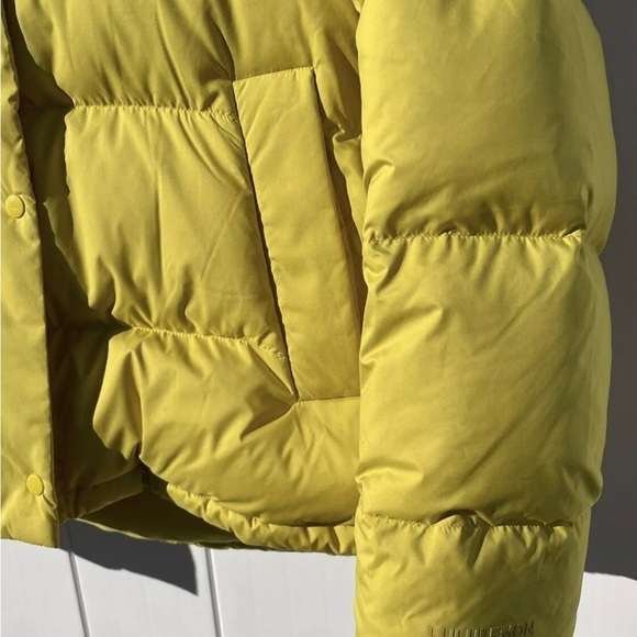 Lululemon Wunder Puff Down Coat Jacket Soleil Sz.10 - Picture 6 of 11